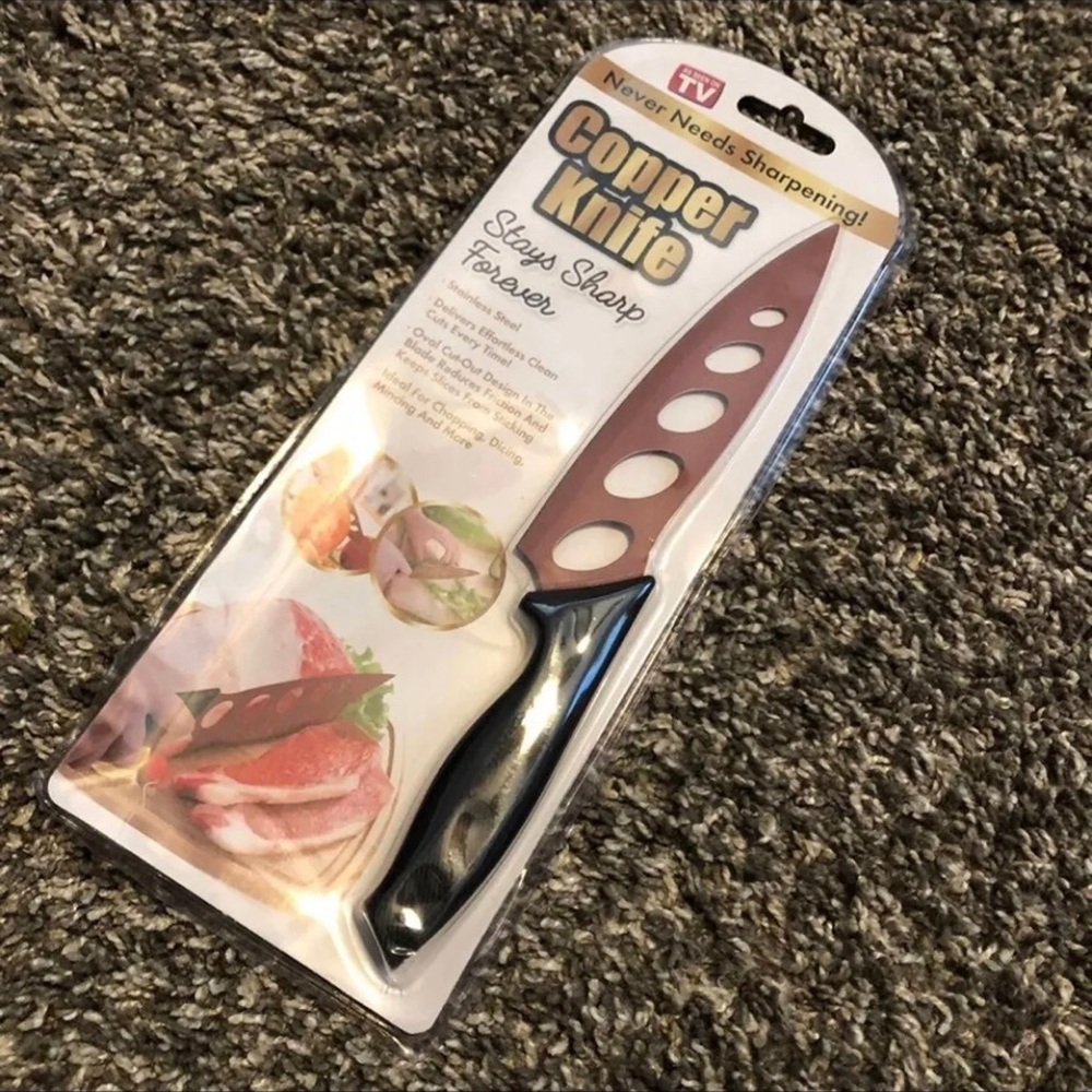 New As Seen On TV Copper Knife